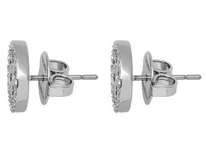 Tory Burch Orecchini a lobo Miller Pavé Argento - vista 5