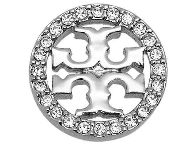 Tory Burch Orecchini a lobo Miller Pavé Argento - vista 7