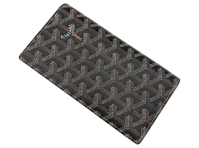 Goyard Portafoglio lungo Lambert Saint Louis Nero e Marrone - vista 6