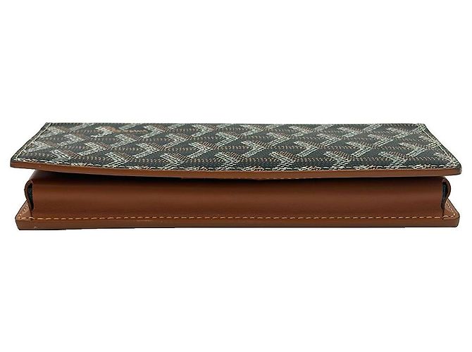 Goyard Portafoglio lungo Lambert Saint Louis Nero e Marrone - vista 7