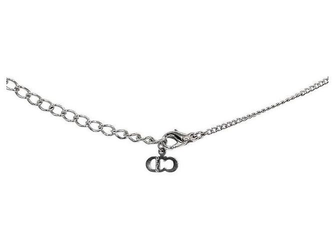 Dior Collier en argent à plaque cubique - vue 3
