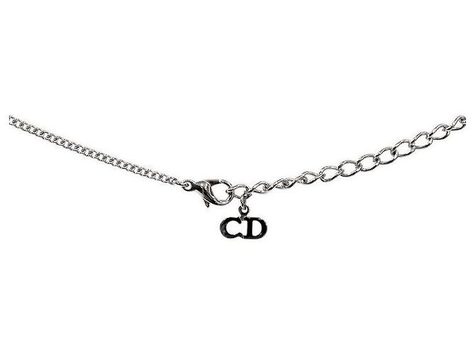Dior Collier en argent à plaque cubique - vue 4