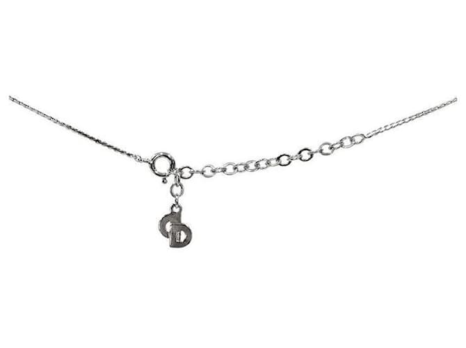 Dior Collar Cubic CD Silver Plata - vista 4