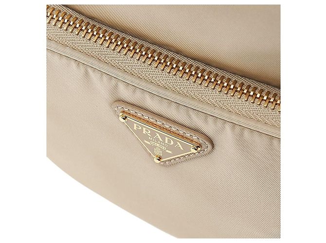 Prada Borsa a secchiello Duet Lina in nylon Arancione - vista 6