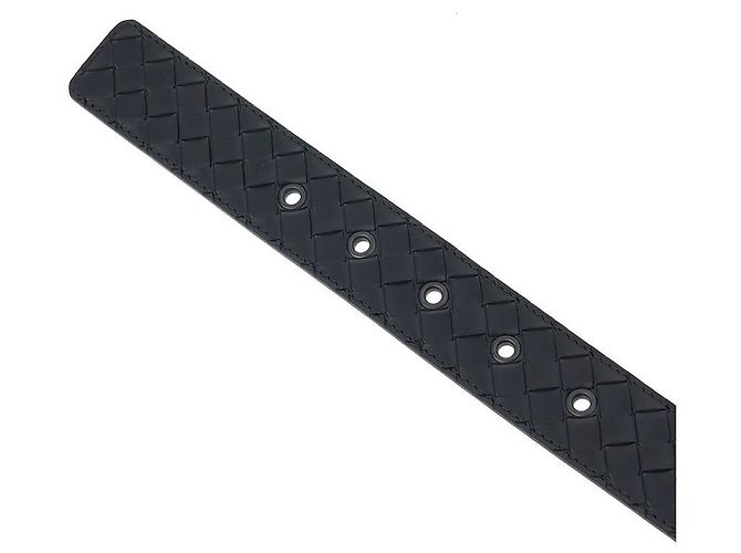 Bottega Veneta Intrecciato-Gürtel für Herren Schwarz - Ansicht 10