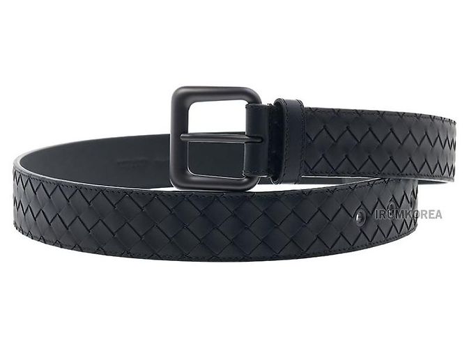 Bottega Veneta Intrecciato-Gürtel für Herren Schwarz - Ansicht 2