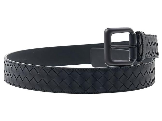 Bottega Veneta Intrecciato-Gürtel für Herren Schwarz - Ansicht 4