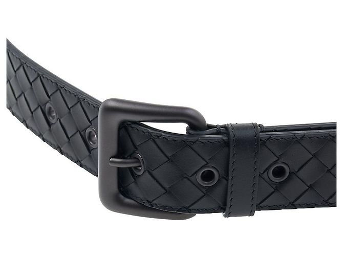 Bottega Veneta Intrecciato-Gürtel für Herren Schwarz - Ansicht 6