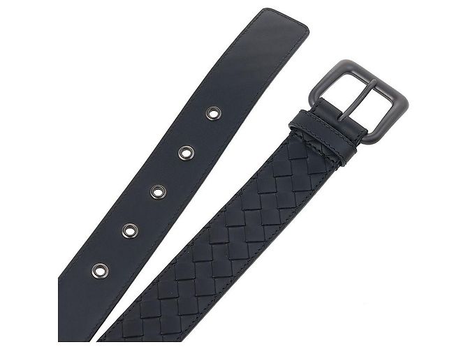 Bottega Veneta Intrecciato-Gürtel für Herren Schwarz - Ansicht 9