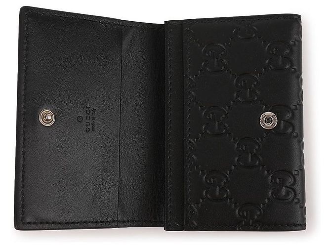 Gucci GG Logo Card Case Black - view 7