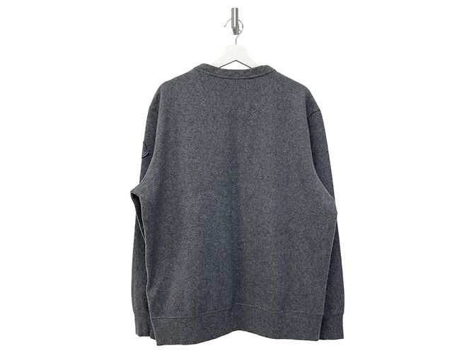 Moncler Wollsweatshirt mit besticktem Logo Braun - Ansicht 2