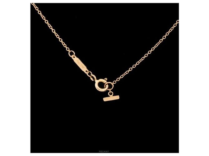 Tiffany & Co Collana Smile Rose Gold Large Rosa - vista 3