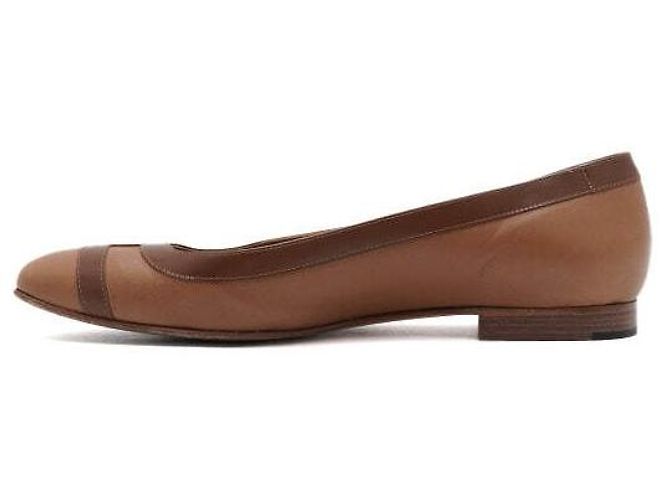 Hermès Ballerine in pelle bicolore da donna - vista 4