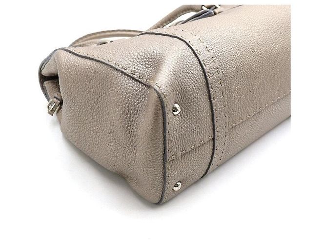 Fendi Borsa a spalla e tote Selleria Linda Large con perle Multicolore - vista 8