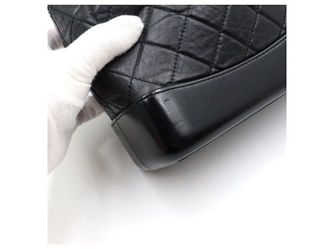 Chanel Zaino piccolo Gabriel in vitello nero - vista 7