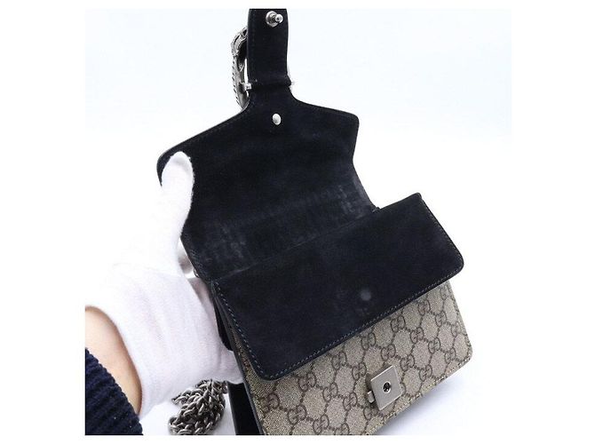 Gucci Borsa a tracolla Dionysus Tiger Head Mini Chain Shoulder Bag Crossbody - vista 6