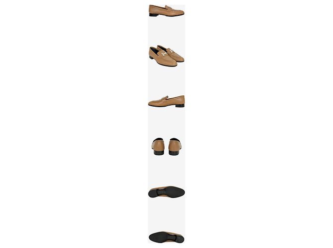 Hermès Mocassino Paris Brown Marrone - vista 2