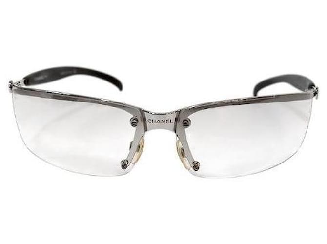 Chanel Coco Mark Sonnenbrille Silber - Ansicht 5