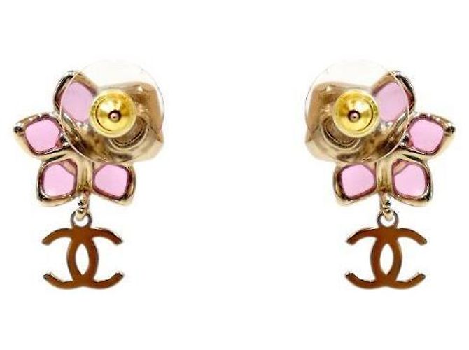 Chanel Pendientes Coco Mark Flower - vista 3