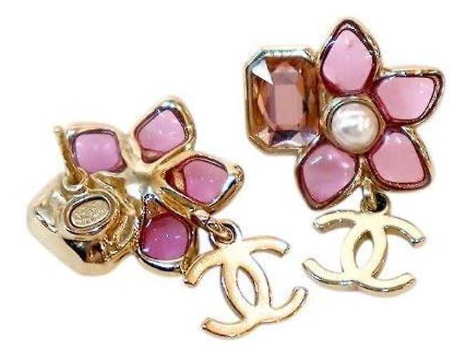Chanel Pendientes Coco Mark Flower - vista 4