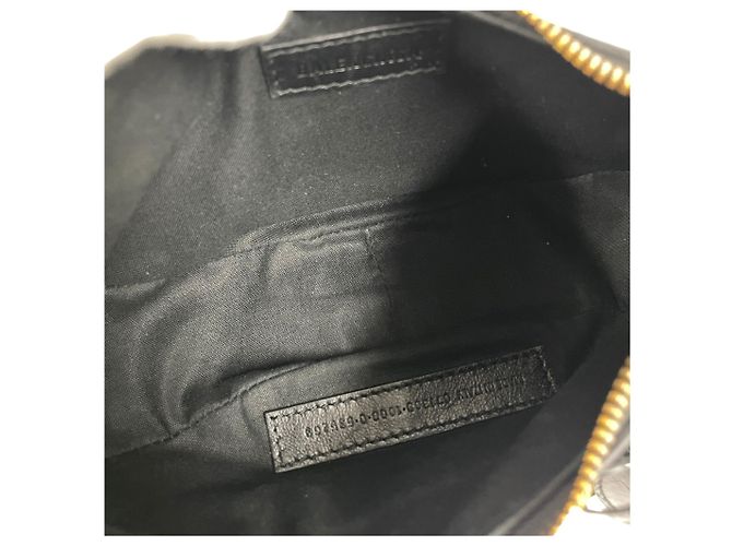 Balenciaga Borsa a tracolla Crocodile LeCagole XS Nero - vista 5