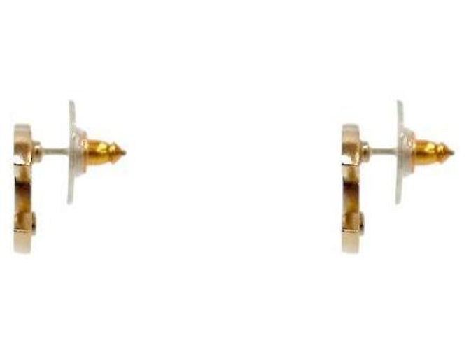 Chanel Pendientes CC de rayas rosas - vista 2