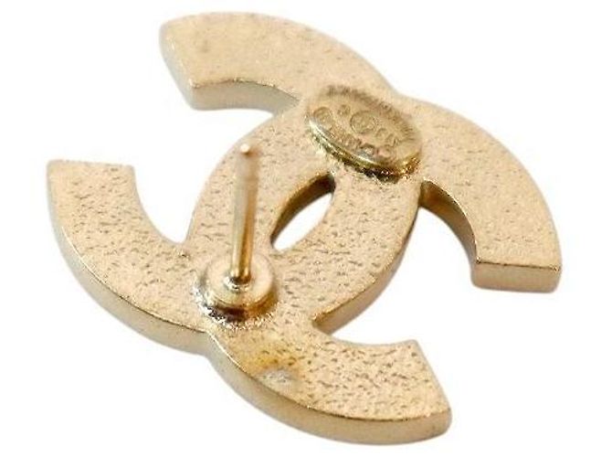 Chanel Pendientes CC de rayas rosas - vista 4