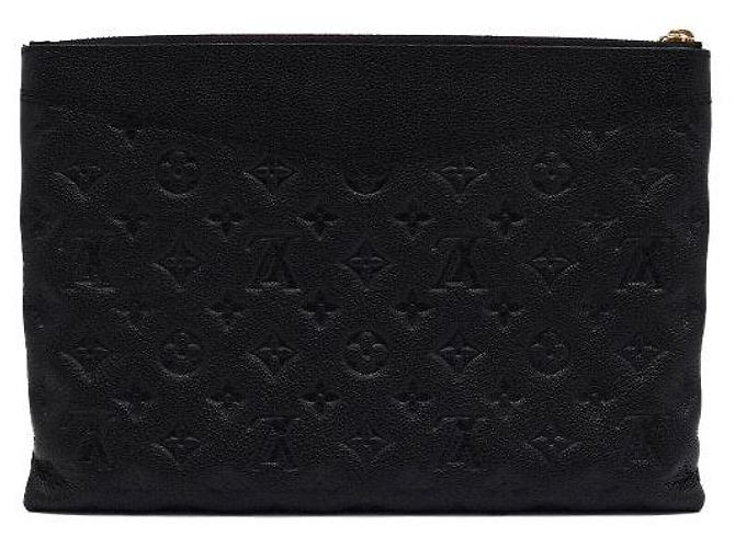 Louis Vuitton Pochette Daily Clutch Monogram Empreinte Nero - vista 5
