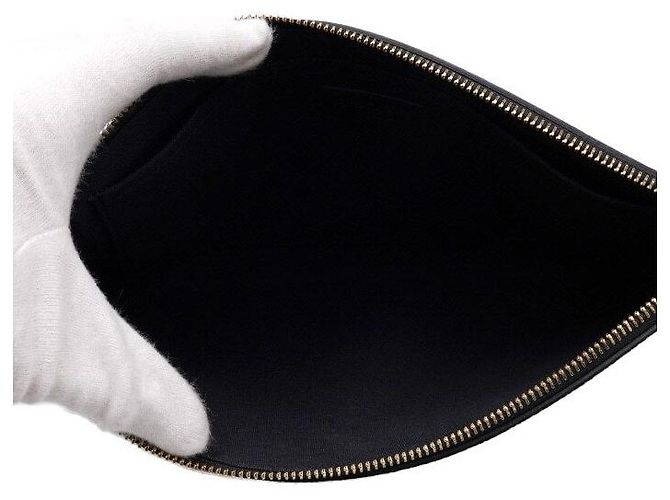 Louis Vuitton Pochette Daily Clutch Monogram Empreinte Nero - vista 6