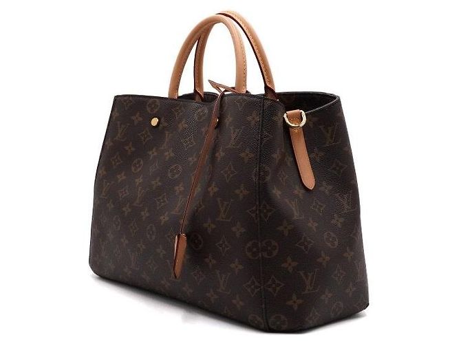 Louis Vuitton Borsa Tote Monogram Montaigne GM Multicolore - vista 3