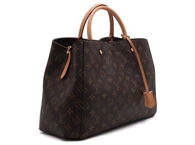 Louis Vuitton Borsa Tote Monogram Montaigne GM Multicolore - vista 4
