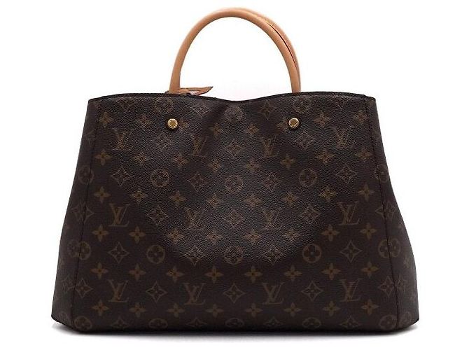 Louis Vuitton Borsa Tote Monogram Montaigne GM Multicolore - vista 5