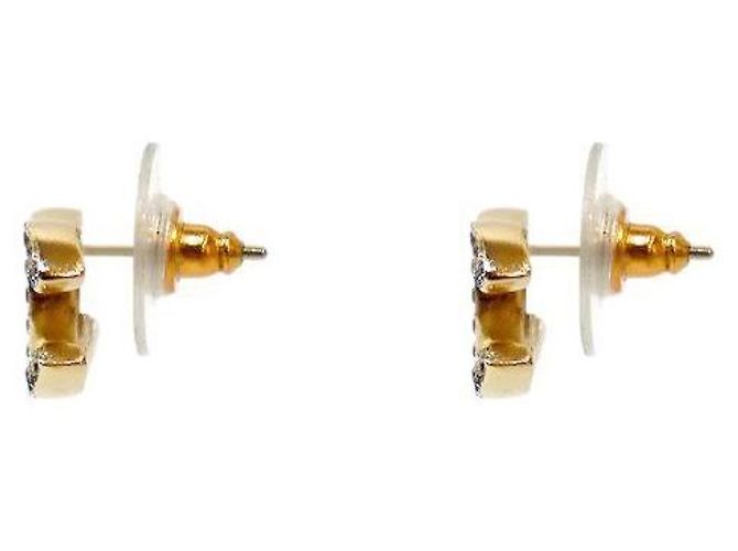 Chanel Pendientes Logo CC Dorado - vista 2
