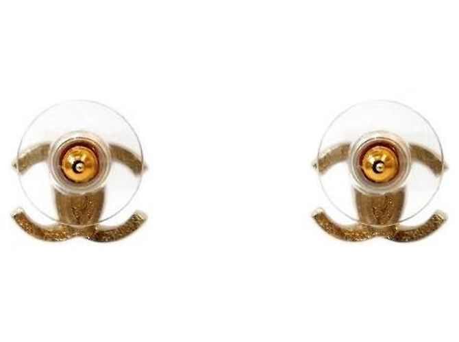 Chanel Pendientes Logo CC Dorado - vista 3