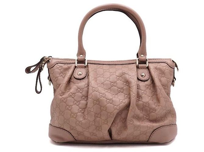 Gucci Borsa Tote e a Tracolla in Pelle Rosa - vista 4