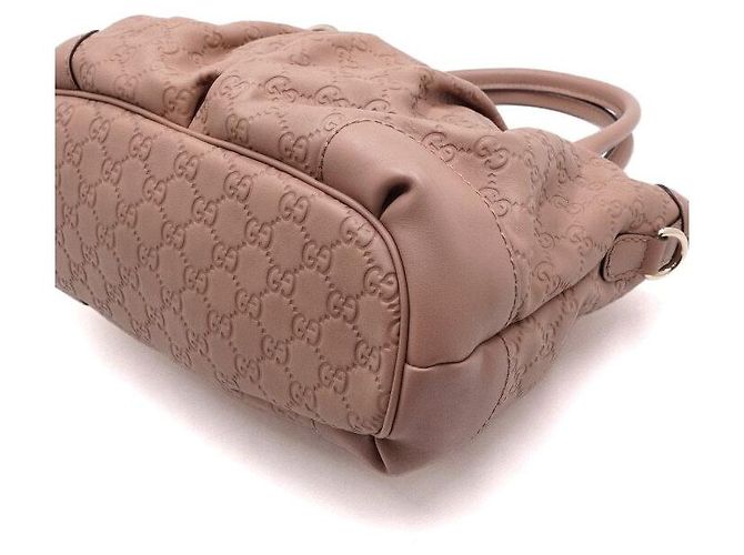 Gucci Borsa Tote e a Tracolla in Pelle Rosa - vista 7