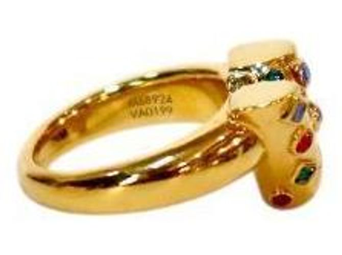 Louis Vuitton Essential Colorstone Gold Ring Golden - Ansicht 4