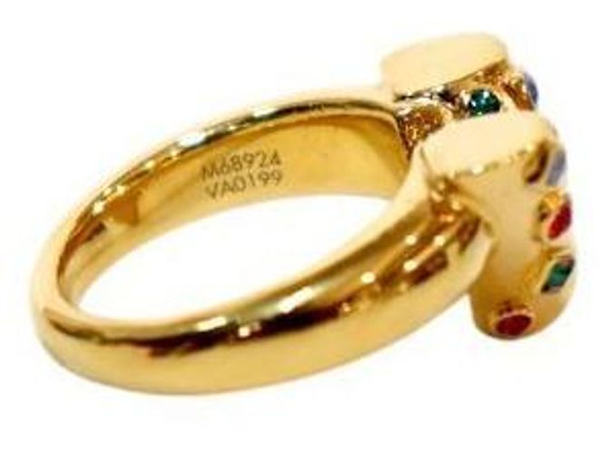 Louis Vuitton Essential Colorstone Gold Ring Golden - Ansicht 6