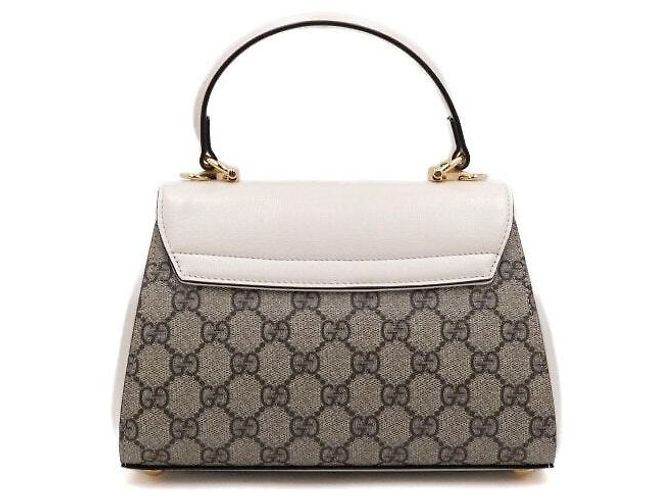 Horsebit 1955 Gucci Mini Borsa Tote con Manico e Borsa a Tracolla Horsebit Marrone - vista 4