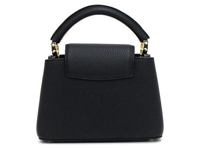 Louis Vuitton Borsa Tote e Borsa a Tracolla Capucines Mini Nero - vista 5