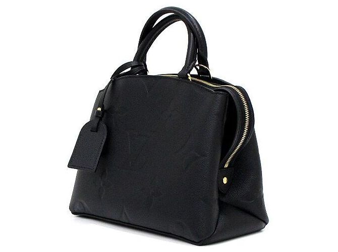 Louis Vuitton Bolso de mano y de hombro Petit Palais Monogram Empreinte Negro - vista 3