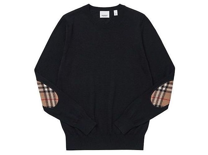 Burberry BEMPTON Damen Wollstrick mit Ellenbogen-Patches Mehrfarben - Ansicht 7