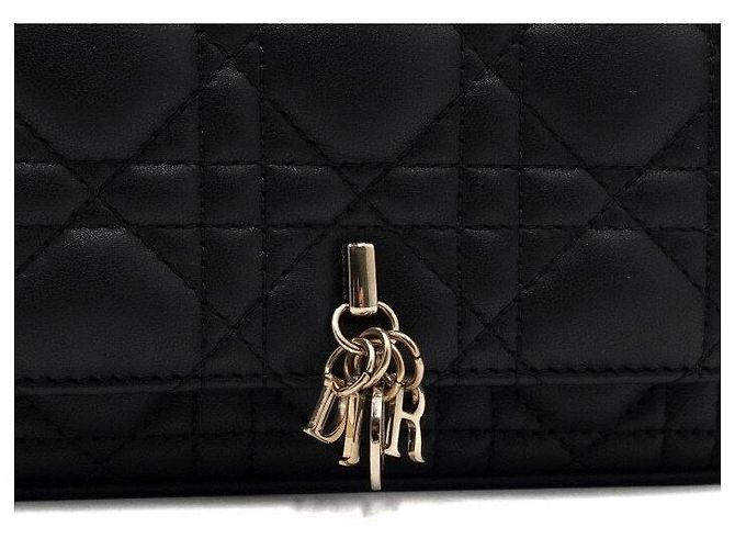 Dior Borsa a tracolla e spalla Lady Pearl con catena per telefono - vista 8