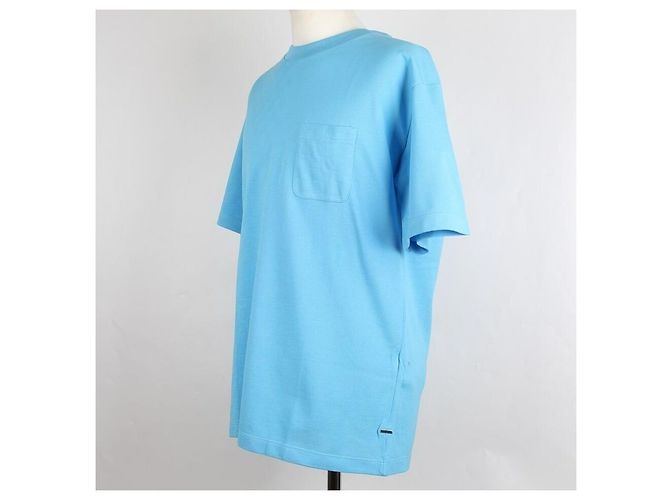 Louis Vuitton Half Damier T-Shirt mit Tasche Blau - Ansicht 2