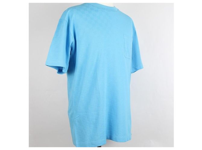 Louis Vuitton Half Damier T-Shirt mit Tasche Blau - Ansicht 6