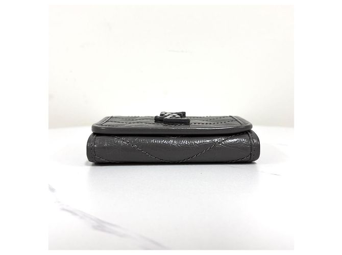 Saint Laurent Portafoglio compatto Marrone - vista 9