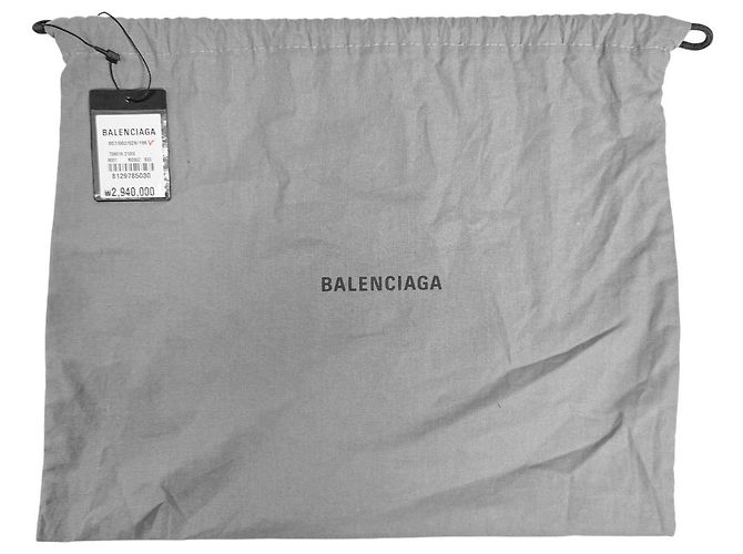 Balenciaga Bolso de hombro Crush Chain de piel grabada efecto cocodrilo Blanco - vista 14