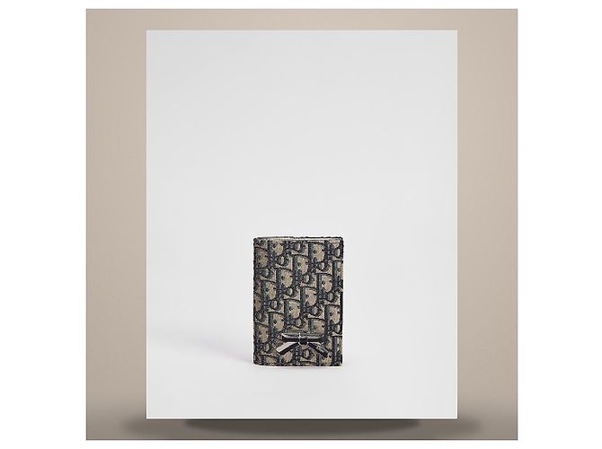 Dior Funda para pasaporte Blue Oblique Jacquard - vista 2