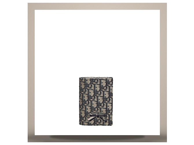 Dior Funda para pasaporte Blue Oblique Jacquard - vista 3
