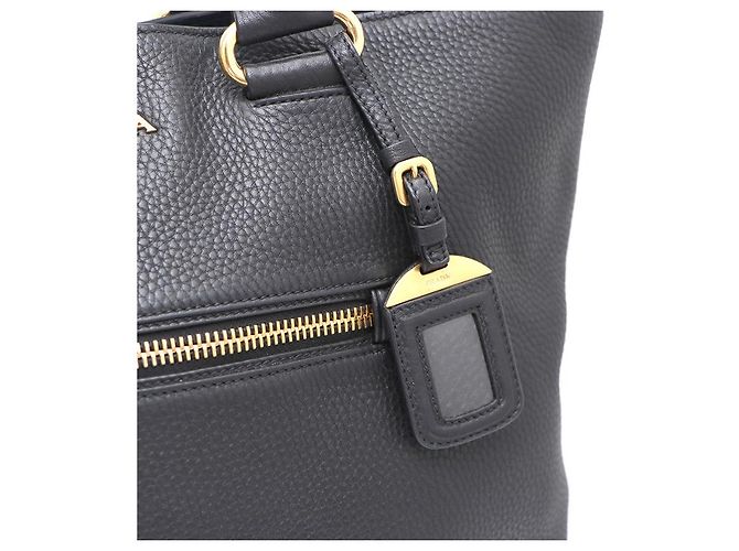 Prada Borsa Tote e Borsa a Tracolla Viterbo Daino Nero - vista 15